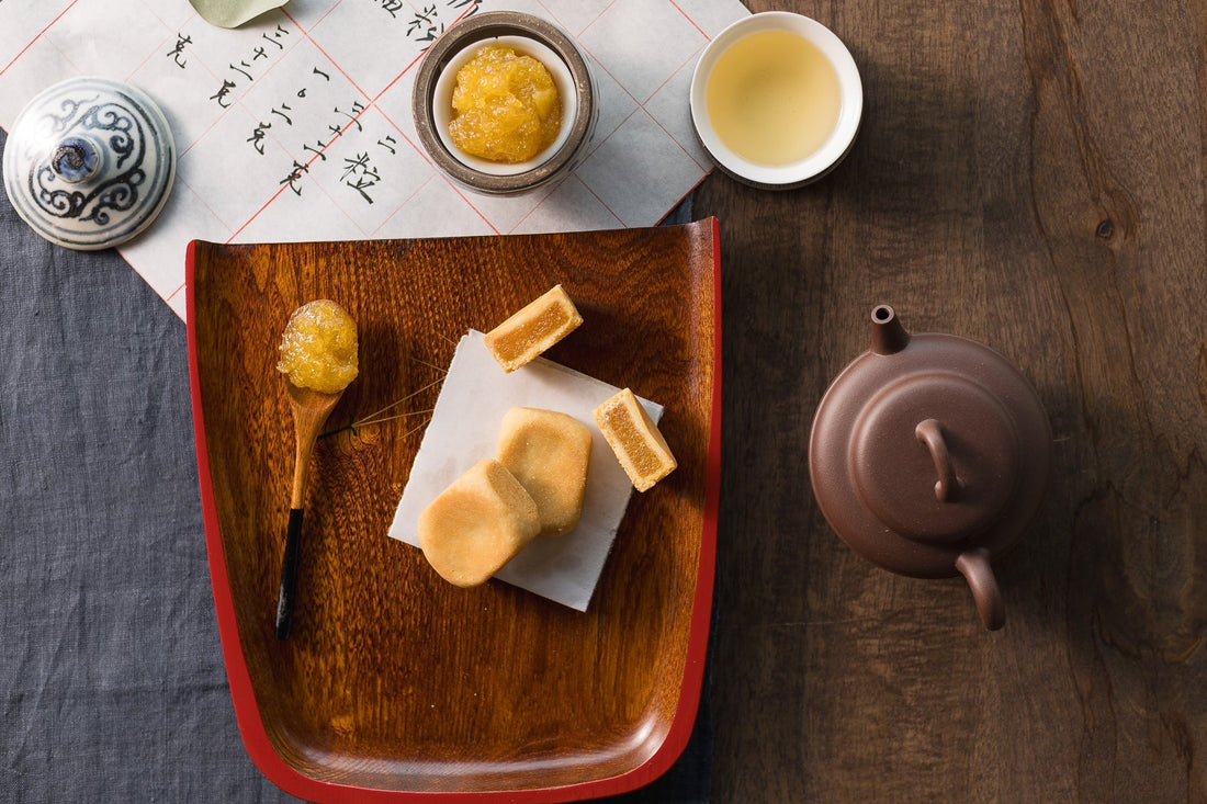 pineapple cakes and tea