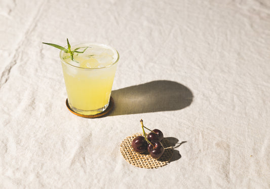 pineapple tonic and cherries