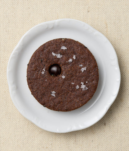 Black Sesame Linzer Cookie
