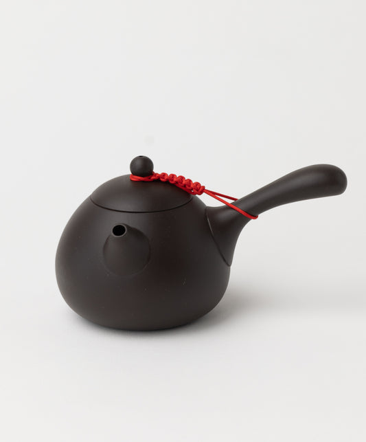 mahogany clay teapot