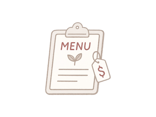 Menu & quote