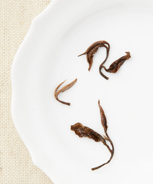 oriental beauty tea leaves after steeping